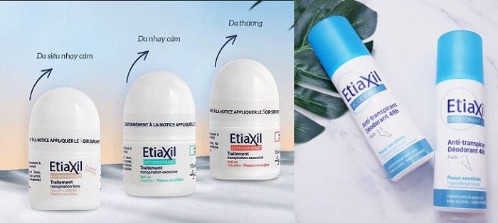 So sánh lăn khử mùi Etiaxil và Perspirex